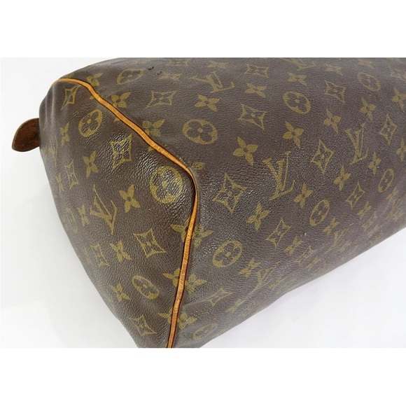 Louis Vuitton Brown Monogram Satchel - Picture 8 of 16
